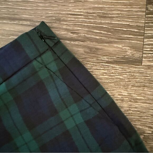 J. Crew Martie Black Watch Stretch Wool Blend Crop Pants New - Picture 4 of 10